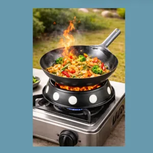 Wok with stand